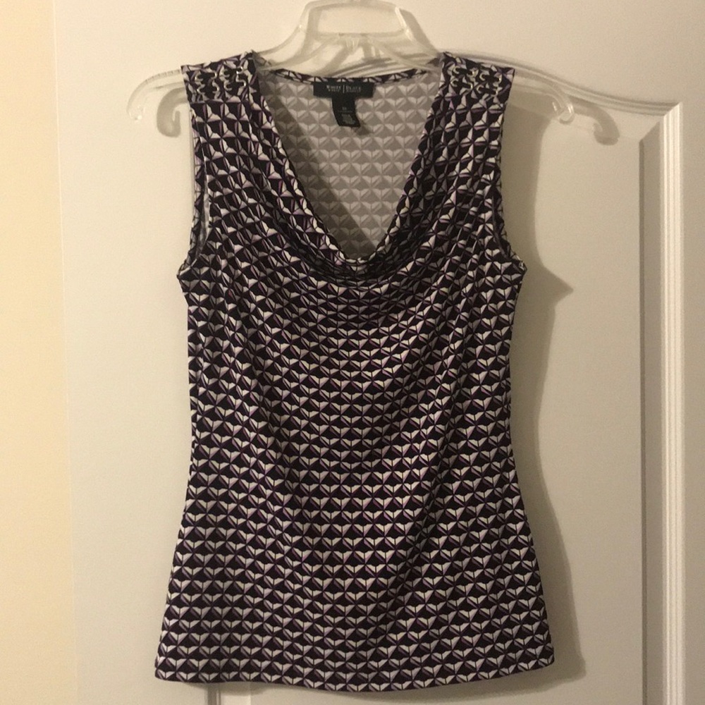 Ladies WHBM sleeveless shirt